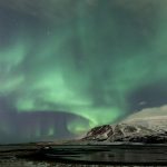 Islande, aurore boréale, hiver, neige,