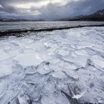 Islande, glace, hiver, paysage